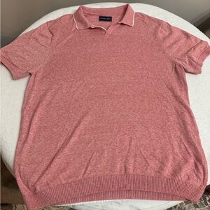 Stitch Note Coral Polo Shirt